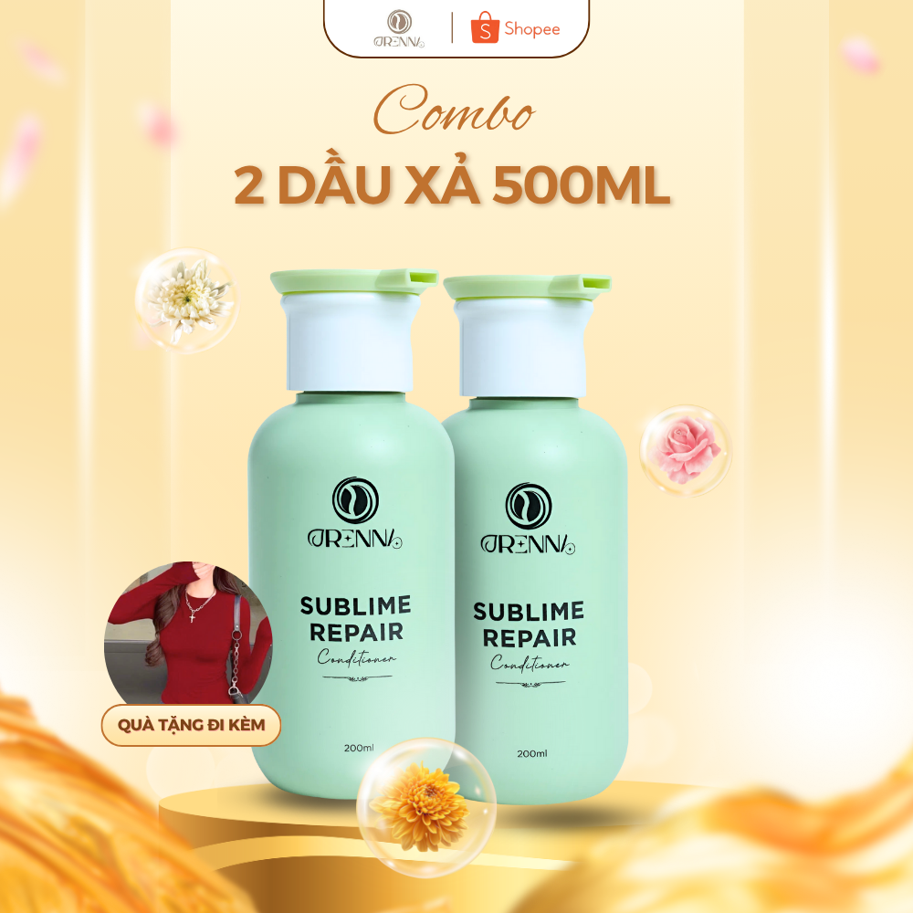 Combo Dầu Xả Sublime Repair – Phục Hồi Tóc Hư Tổn, Dưỡng Tóc Mềm Mượt, Hương Thảo Dược