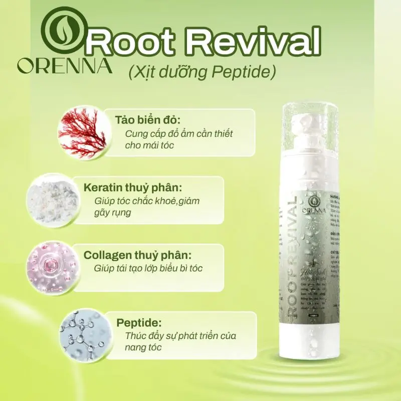 Xịt kích mọc tóc thuần chay Root Revival
