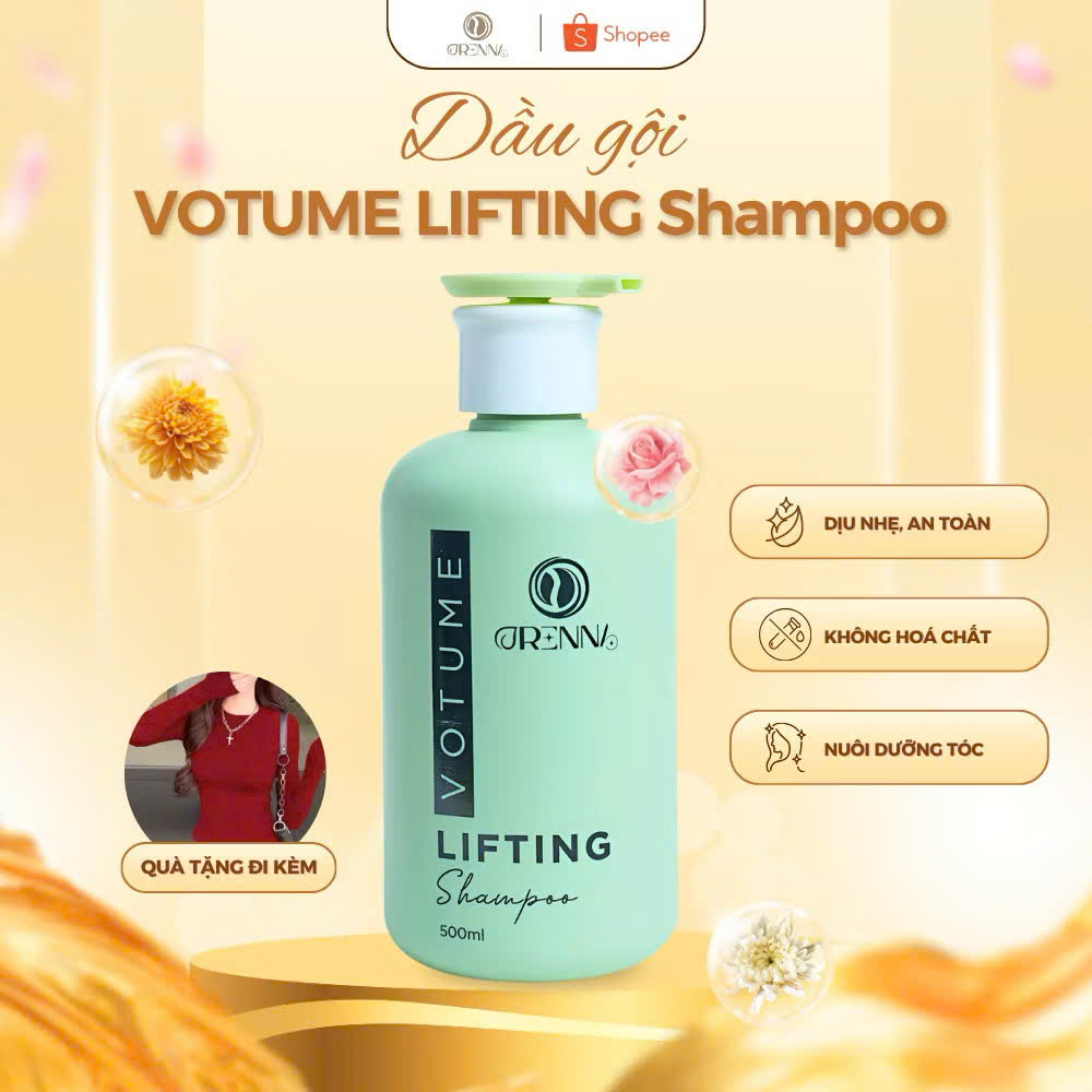 Dầu Gội Thuần Chay Lifting Votume: Giảm Gãy Rụng & Phục Hồi Da Đầu 