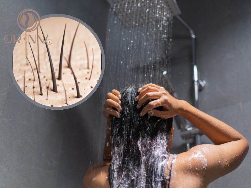 Gội đầu nhiều có mọc tóc nhanh không?
