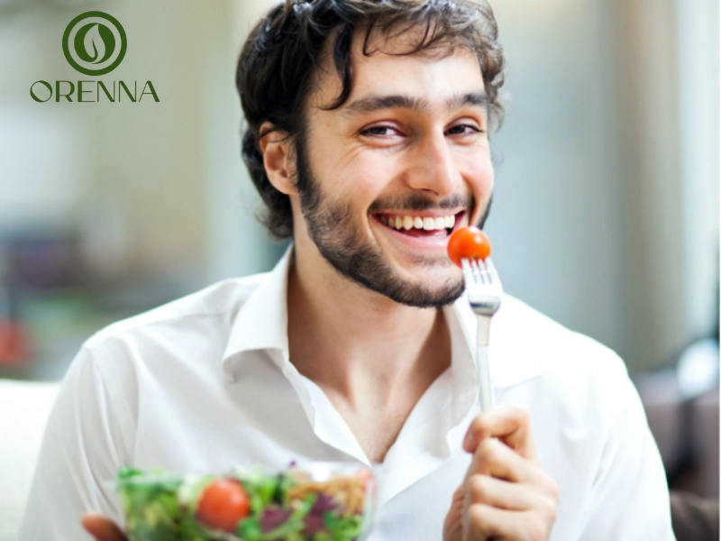 Chế độ dinh dưỡng cân bằng giúp trị hói và mọc tóc