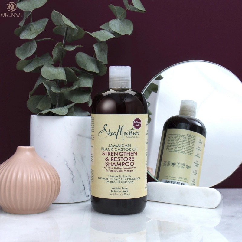 Dầu gội SheaMoisture Black Castor Oil