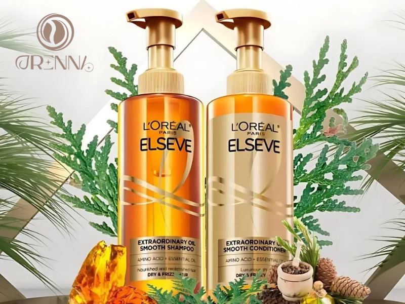 Dầu gội dành cho tóc mỏng yếu L’Oreal Paris Extraordinary Oil Smooth