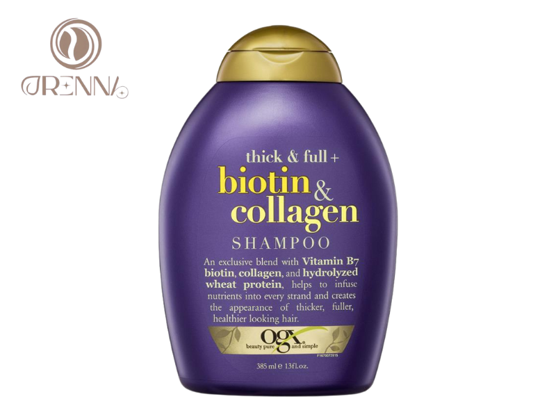 Dầu gội dành cho tóc dầu và mỏng OGX Biotin & Collagen Shampoo