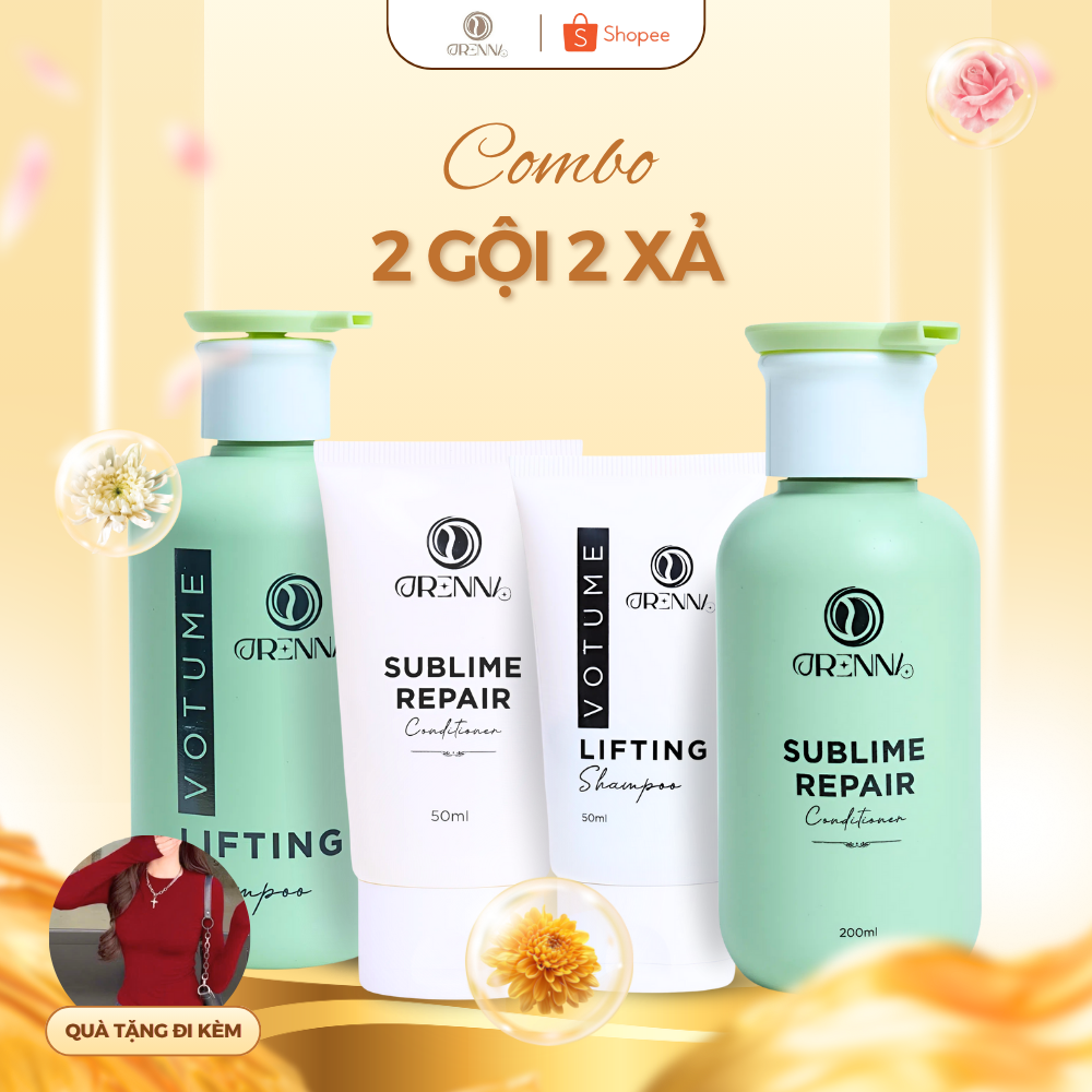 Combo 2 Cặp Dầu Gội Xả Phục Hồi Chuyên Sâu Orenna