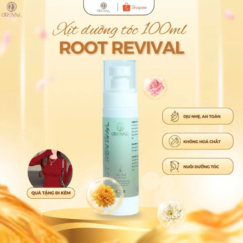 Xịt mọc tóc thuần chay Orenna (Root Revival)