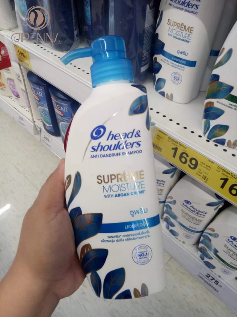 Dầu gội phục hồi tóc khô xơ Head & Shoulders Supreme Moisture Shampoo