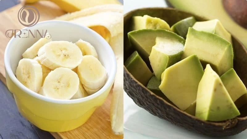 Hỗn hợp ủ tóc từ bơ và chuối