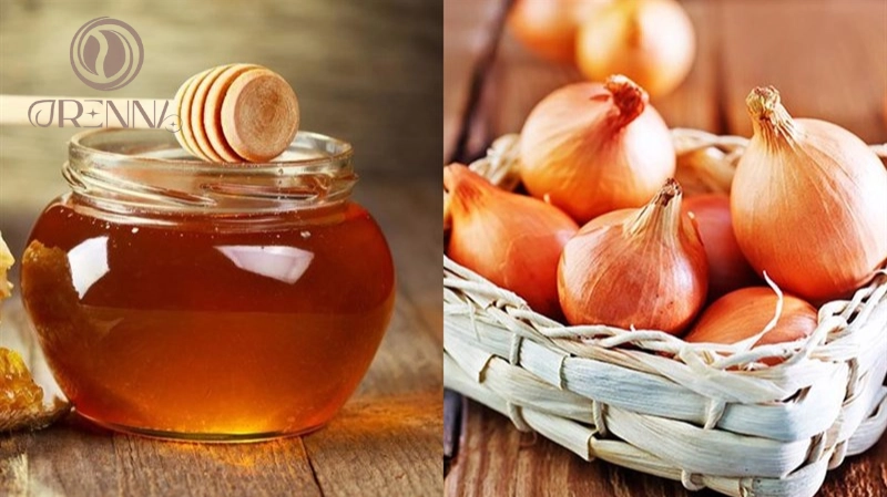 Mặt nạ hành tây và mật ong thuần chay (hoặc sirô cây phong)